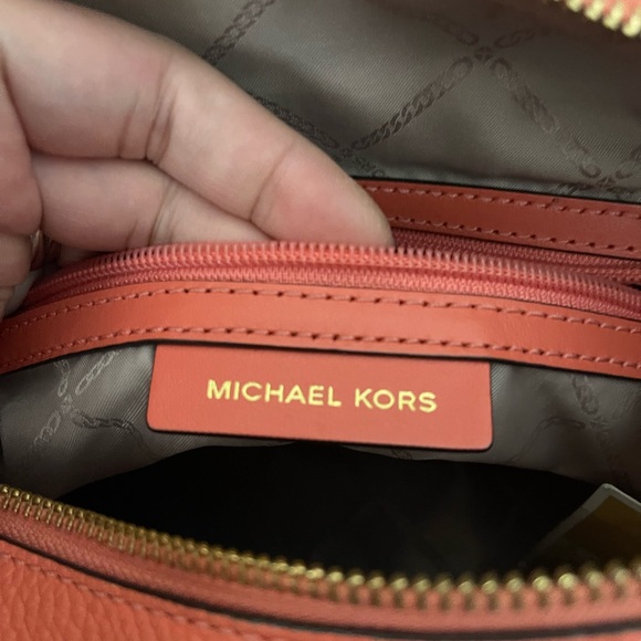 Michael Kors Vibrant Coral Satchel - Picture 10 of 11